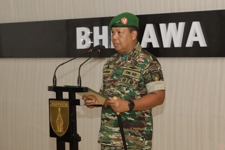Pangdam V/Brawijaya, Mayjen TNI Farid Makruf (sc: tni.mil.id)
