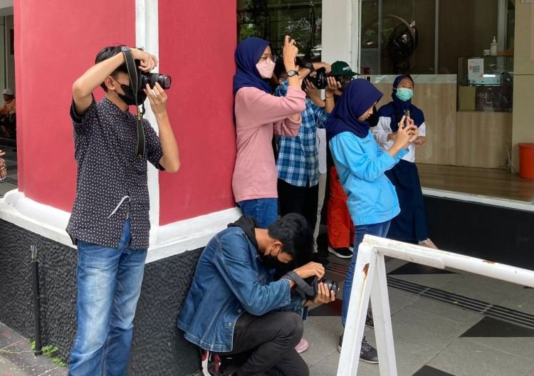 Peserta pelatihan fotografi (Ist)