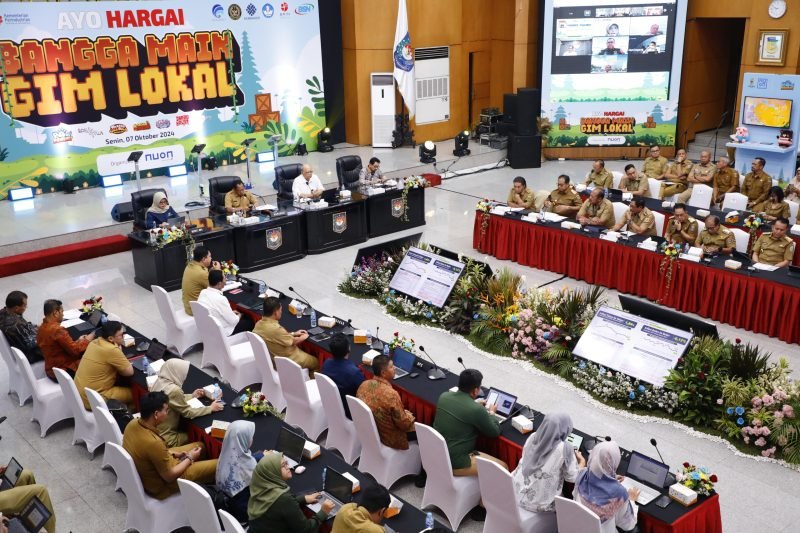 Rapat Koordinasi (Rakor) Pengendalian Inflasi tahun 2024 di Kementerian Dalam Negeri (Kemendagri) RI, Senin (7/10/2024).