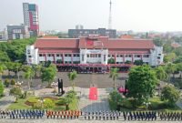 Upacara peringatan HUT ke-79 Provinsi Jawa Timur di halaman Balai Kota Surabaya, Senin (14/10/2024) (Foto: Pemkot Surabaya)
