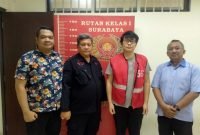 Rutan I Surabaya saat menerima jaksa yang mengeksekusi terdakwa Ronald Tannur (dok. Kemenkumham Jatim)