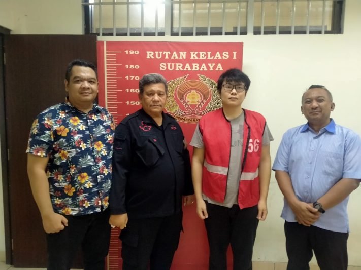 Rutan I Surabaya saat menerima jaksa yang mengeksekusi terdakwa Ronald Tannur (dok. Kemenkumham Jatim)