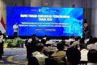 Rapat Forum Komunikasi Perhubungan Tahun 2024 yang digelar di Kota Surabaya, Rabu (13/11/2024).