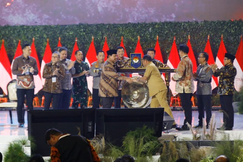 Rakornas 2024 di Sentul International Convention Center, Bogor, Jawa Barat, Kamis (7/11/2024) (Pemprov Jatim)