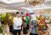 Ketua Umum PP Muslimat NU, Khofifah Indar Parawansa saat bertemu Menteri Sosial RI Saifullah Yusuf di Jakarta (Istimewa)
