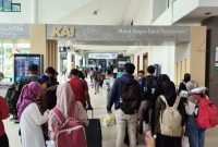 Pada periode Libur Nataru 2024/2025, KAI Daop 8 Surabaya mengoperasikan total 54 kereta api (dok. Hum KAI Daop 8 Surabaya)