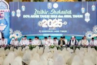 Acara dzikir, sholawat dan do’a bersama di Masjid Nasional Al Akbar Surabaya, Selasa (31/12/2024) (dok. Pemprov Jatim)