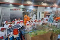 Kunjungan KB-TK Al-Muslim, Waru, Sidoarjo, di Taman Edukasi Bencana BPBD Jawa Timur, Senin (6/1/2027). (dok. BPBD Jatim)