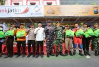 Forkopimda Surabaya saat meninjau Pos PAM Taman Bungkul Surabaya, Kamis (27/3/2025).