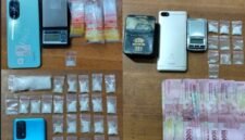 Sejumlah barang bukti narkotika yang berhasil diamankan petugas kepolisian (dok. Hum-Res Probolinggo Kota)