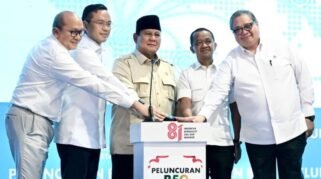 Acara peluncuran Biodiesel B50 di Rest Area KM 57, Kabupaten Karawang, Provinsi Jawa Barat, Kamis (9/7/2026). (BPMI Setpres)