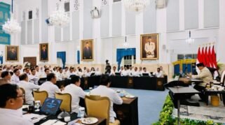 Presiden Prabowo Subianto dalam arahannya pada pertemuan dengan pengusaha Kadin pusat dan daerah seluruh Indonesia Istana Negara, Jakarta, Jumat (31/7/2026). Foto: Biro Pers Setpres