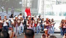 Puncak Peringatan Hari Anak Nasional (HAN) 2026 di Kompleks Balai Pemuda Surabaya, Rabu (29/7/2026).