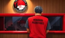 Ilustrasi tersangka saat diamankan aparat kepolisian (Cre-AI)