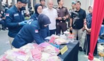 dok. Kegiatan pemusnahan barang bukti narkotika di Surabaya. Foto: Polrestabes Surabaya