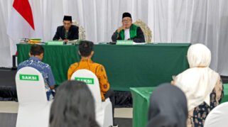 Proses sidang perwalian anak di Convention Hall Arief Rahman Hakim, Kamis (16/7/2026). (Foto: Pemkot Surabaya)