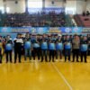 Pembukaan Indomaret Volleyball Tournament 2026 Seri Tulungagung di GOR Lembu Peteng, Kabupaten Tulungagung, Rabu (19/8/2026). (Angga P/JI)